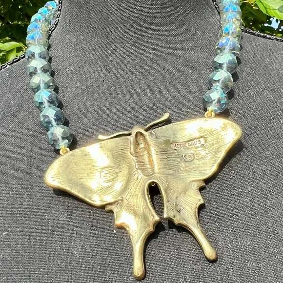 Heidi Daus Dazzling Crystal Butterfly Necklace - Picture 10 of 15